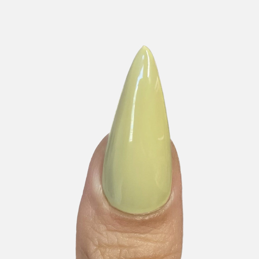 3XL Glitter Nude Acrylic Orange Yellow Press on Nails Glue 